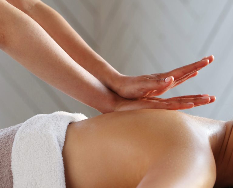 Beauty. Girl in the spa salon